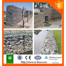 Sechskant-Drahtgeflecht / pvc Gabion-Box für Bergschutz